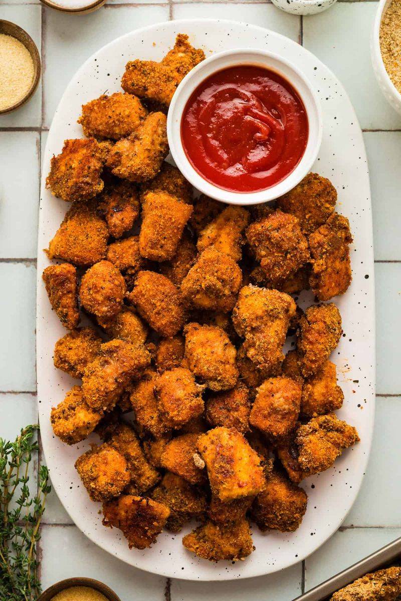 Homemade Barbecue Chicken Nuggets