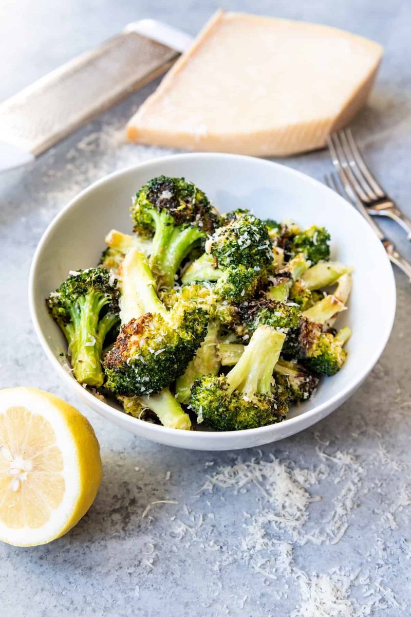 Roasted Broccoli With Garlic and Parmesan
