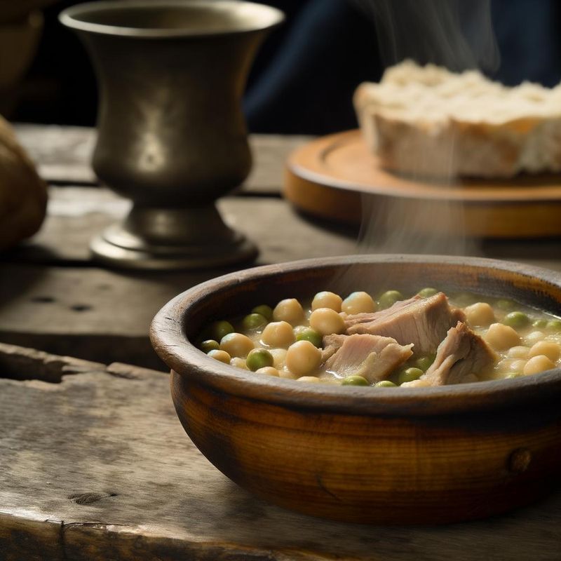 Pea Porridge with Salt Pork
