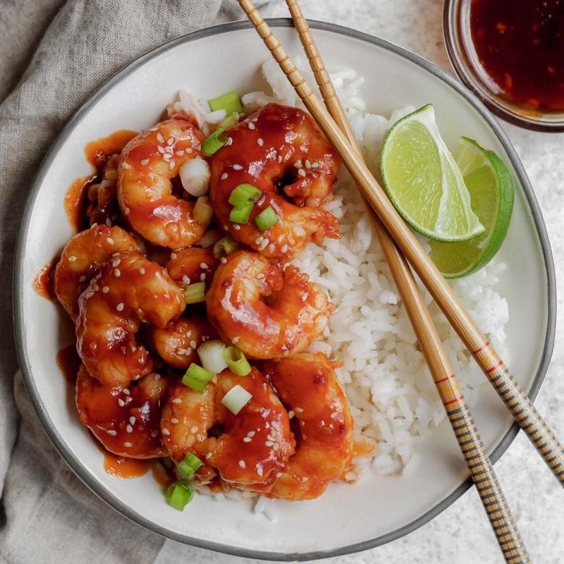 Hot Honey Garlic Shrimp