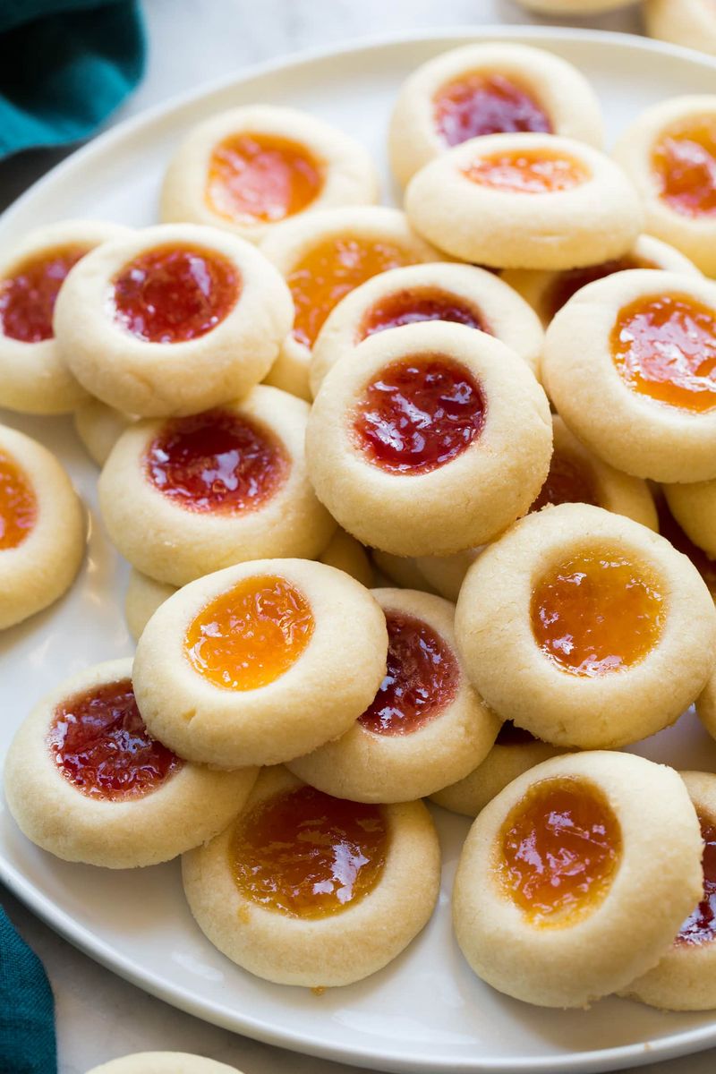 Thumbprint Jam Cookies