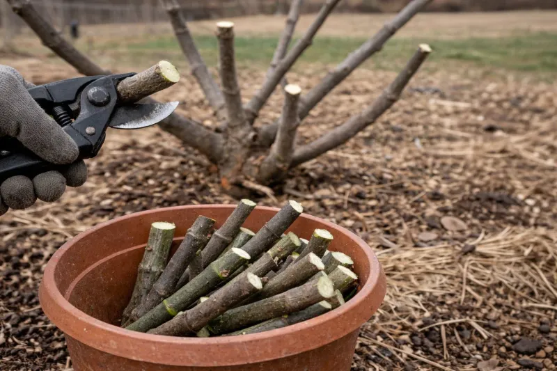Choose and prepare suitable cuttings