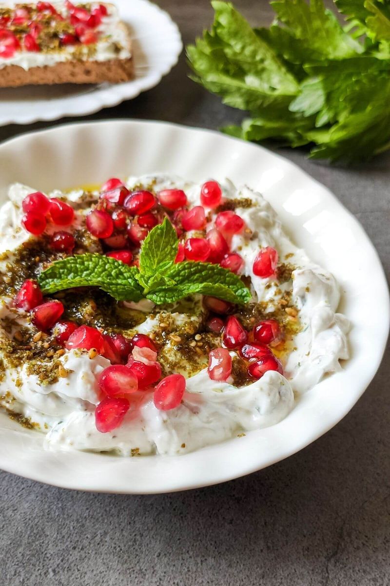 Mixed into Yogurt as a Savory Spread