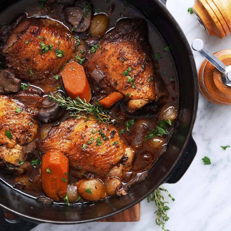 Coq au Vin-Style Chicken