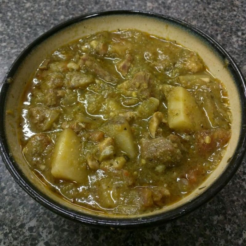New Mexico: Bacon Green Chile Stew