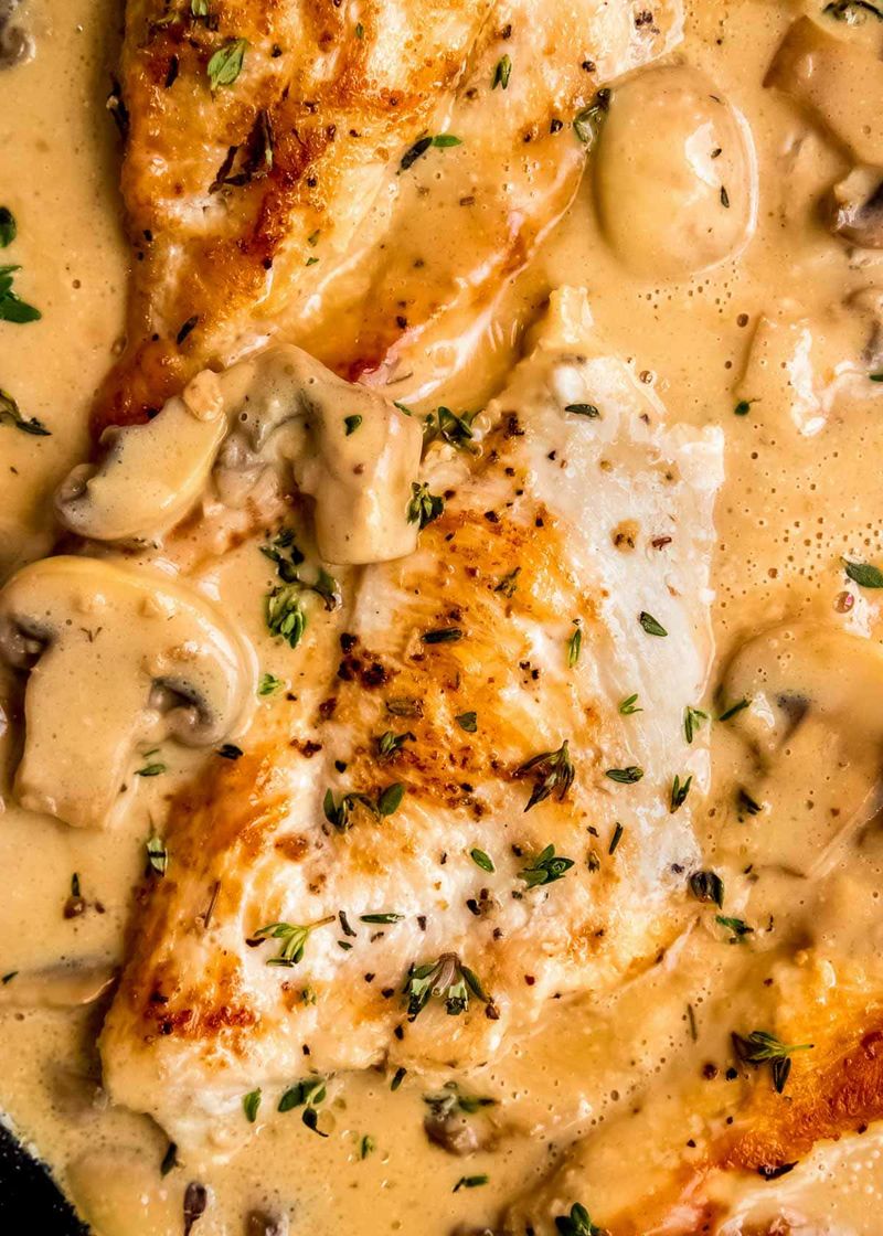 Creamy Chicken Marsala