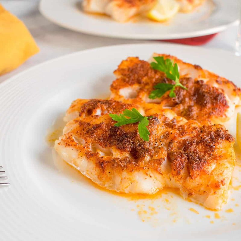 Broiled Fish With Garlic And Paprika