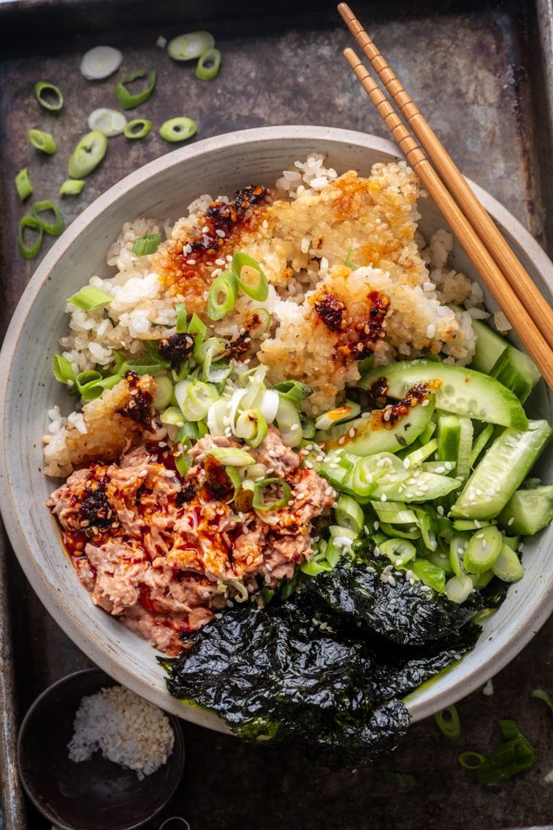 Spicy Tuna Rice Skillet