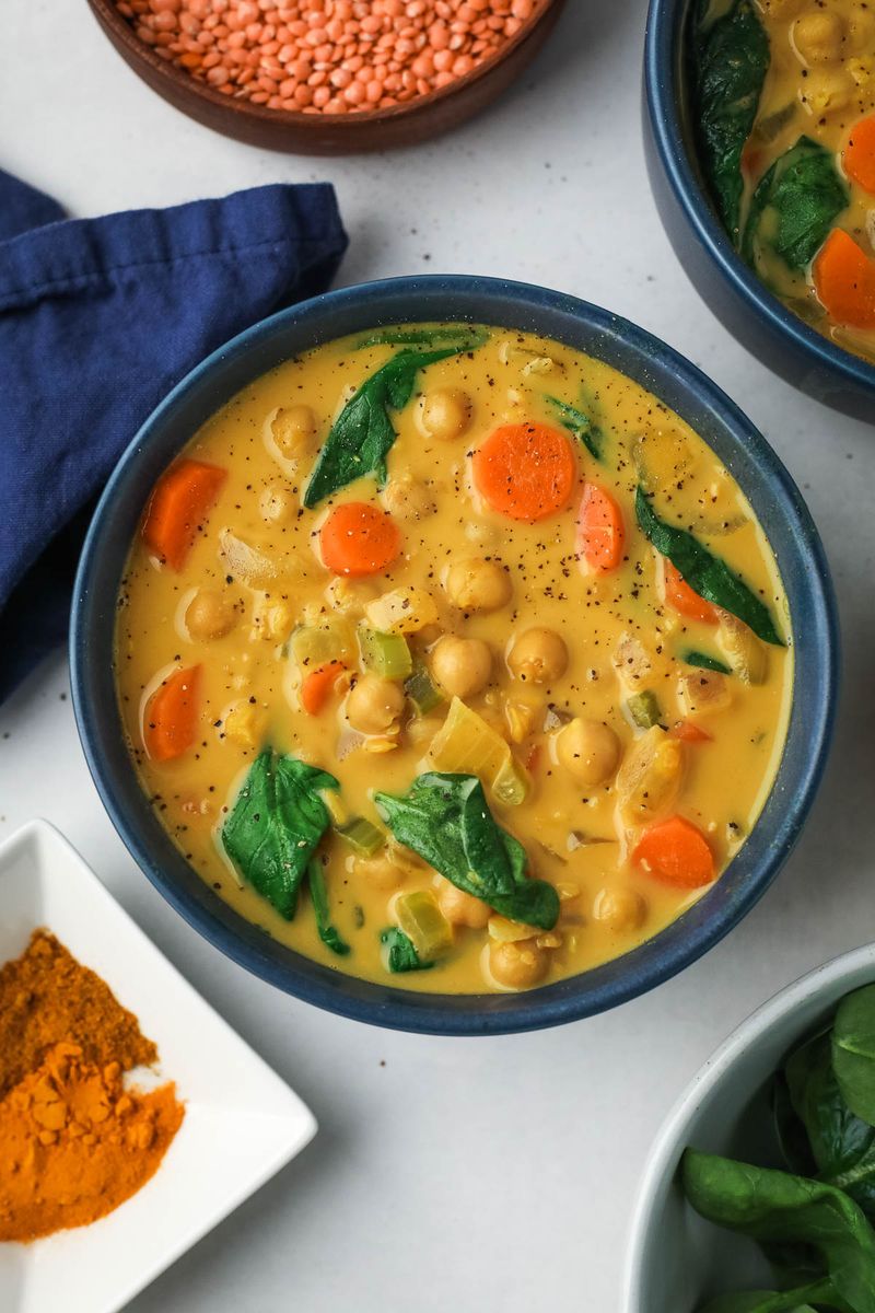 Chickpea Curry Soup
