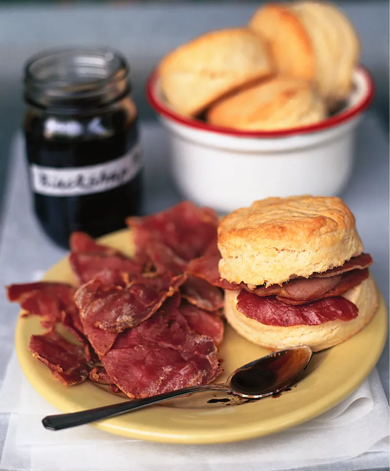 Virginia: Bacon Country Ham Biscuits
