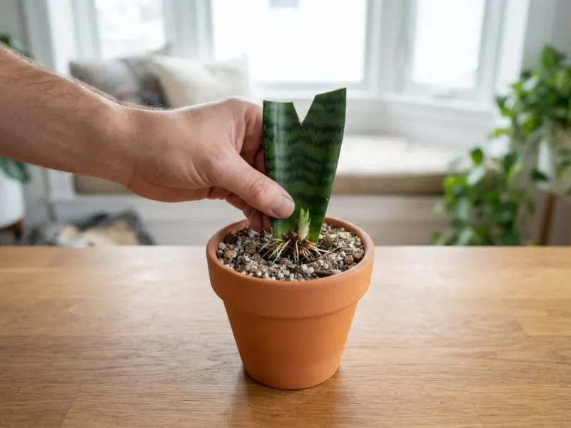 Settle the new plant in before you share it
