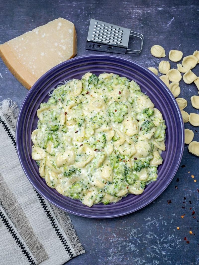 Broccoli White Sauce Pasta