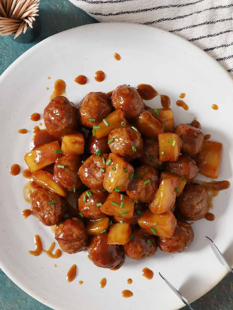 Pineapple Appetizer Meatballs