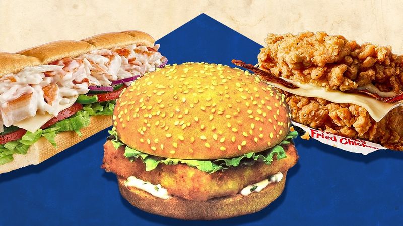 Subway Seafood and Lobster Sub