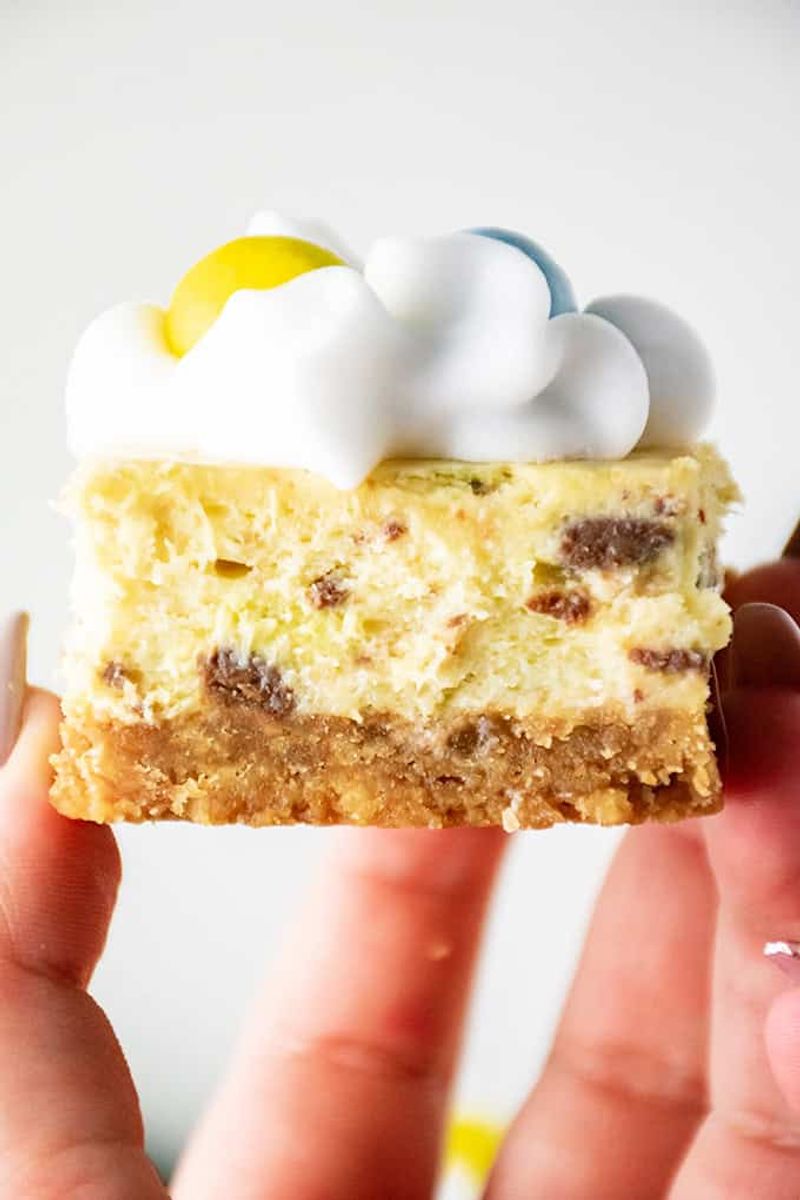 Mini Egg Marshmallow Cheesecake Bars