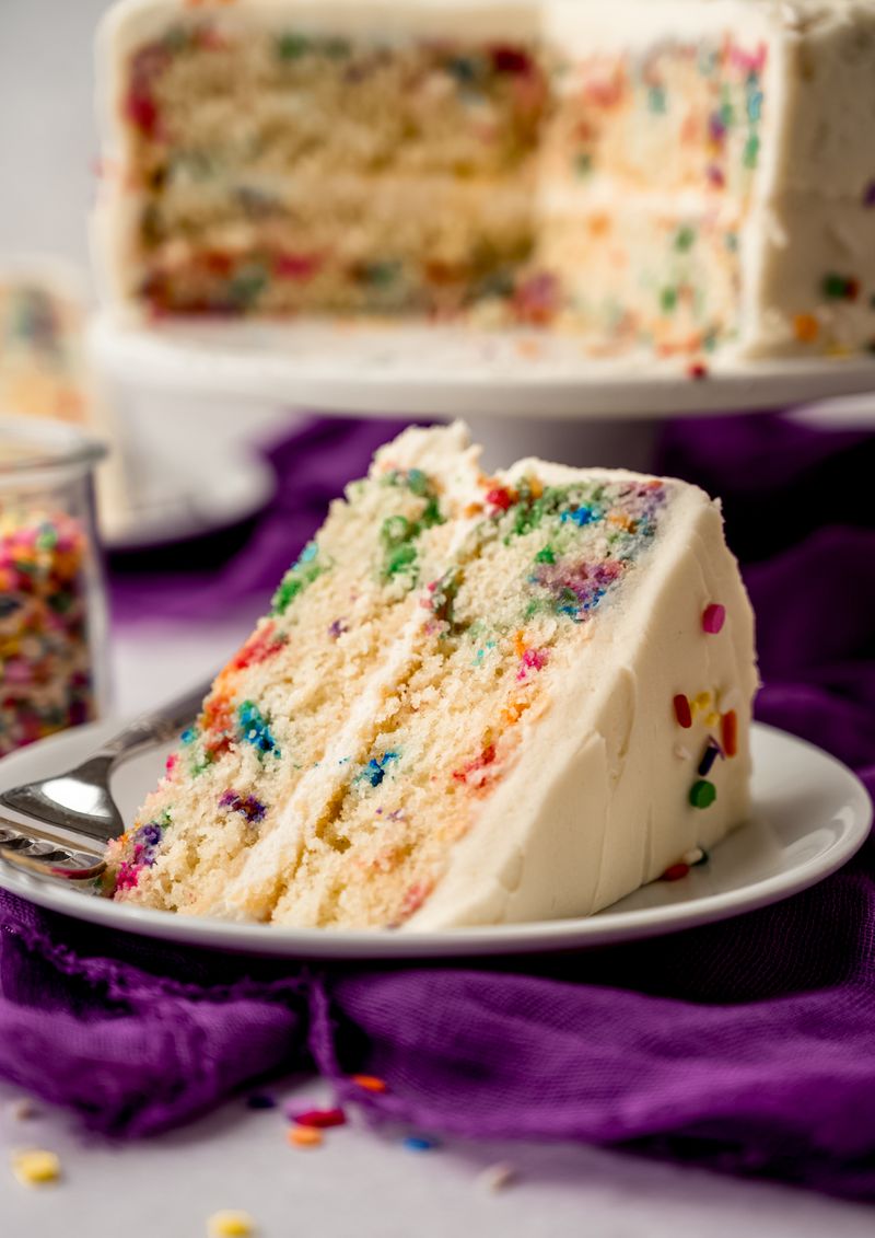 Birthday Cake With Sprinkles