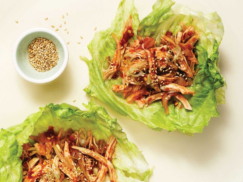 Kimchi grilled chicken or pork topping