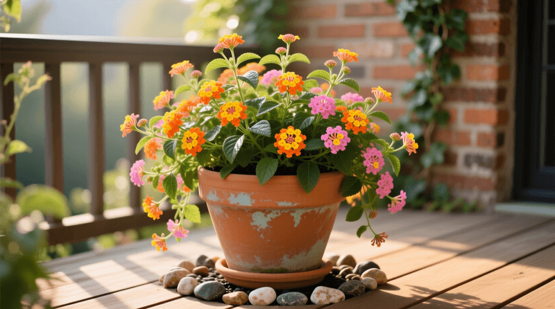 Containers can dry out before garden beds do