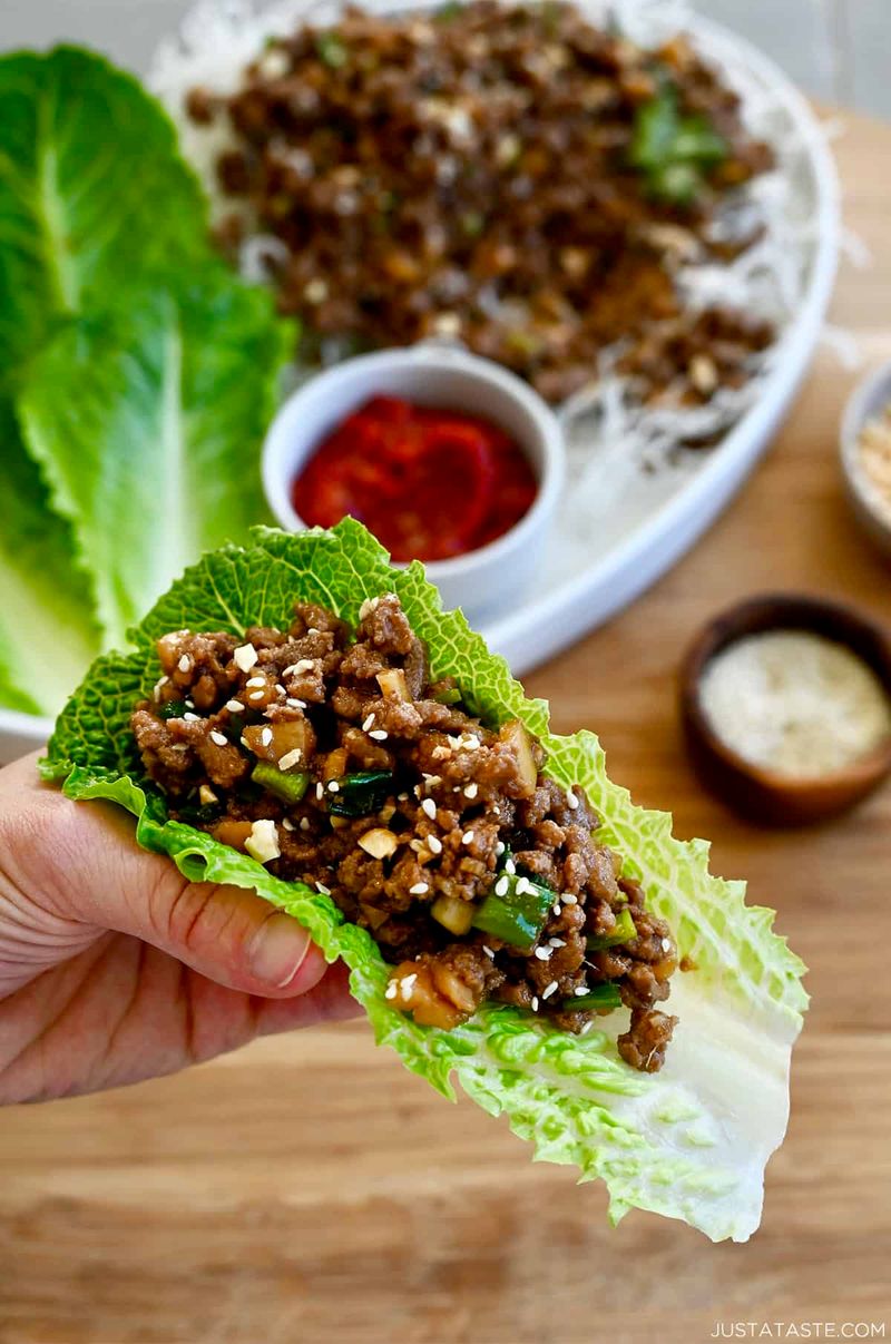 Lettuce-Wrapped Everything