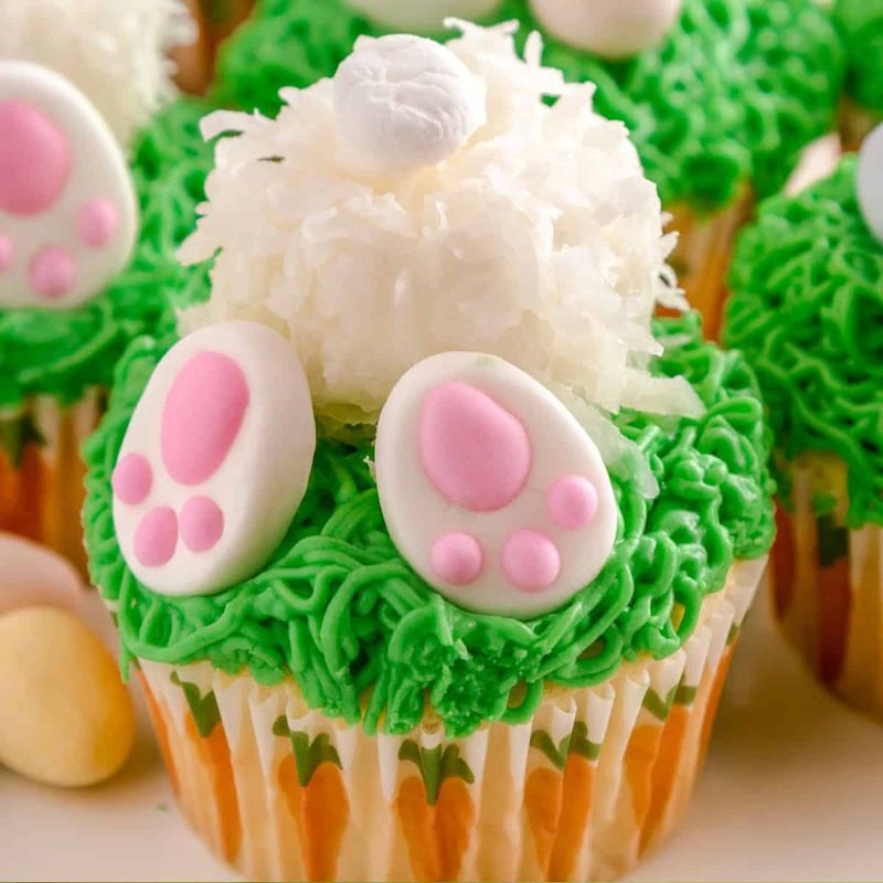 Bunny Butt Cone-Cakes