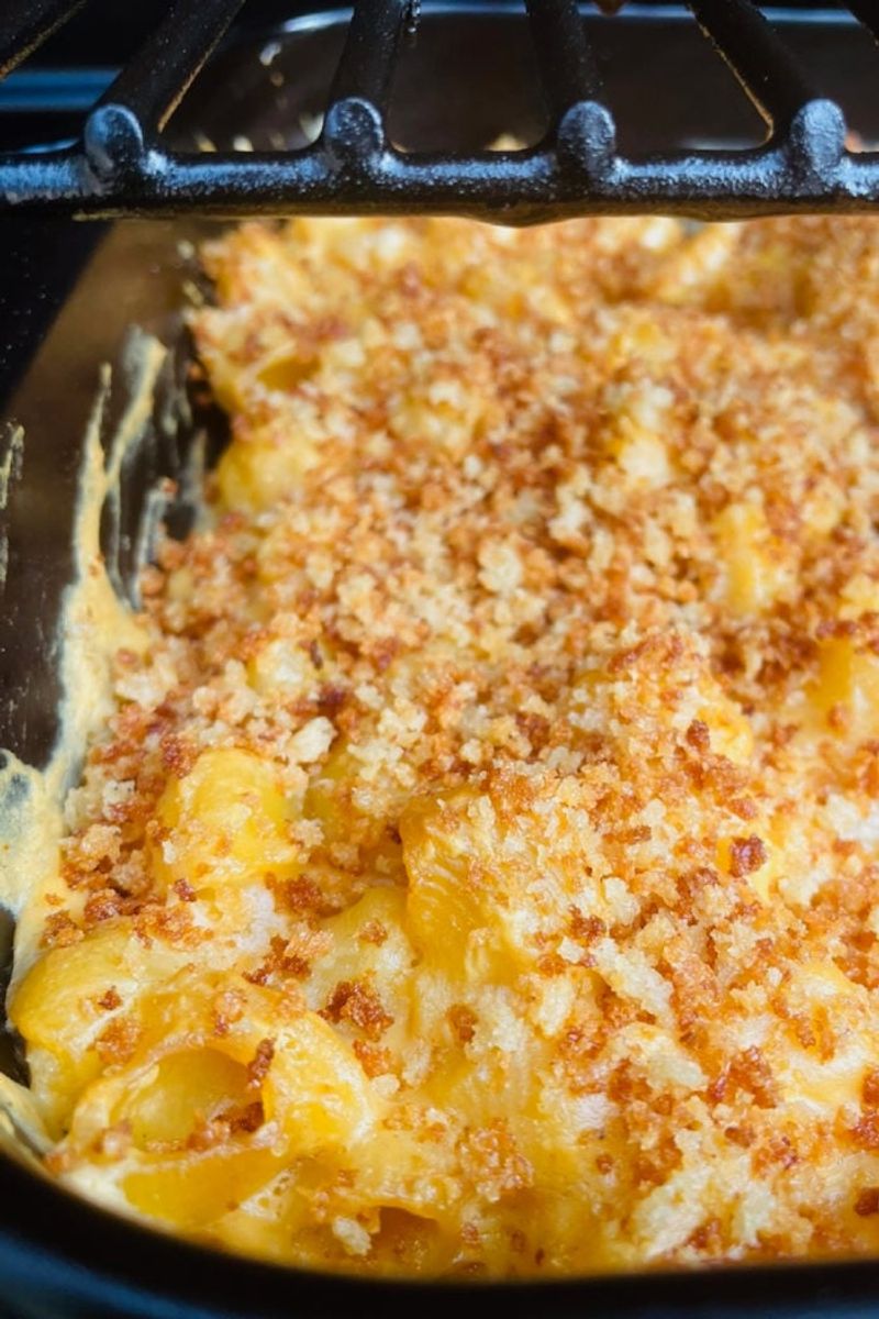 Smoked mac and cheese