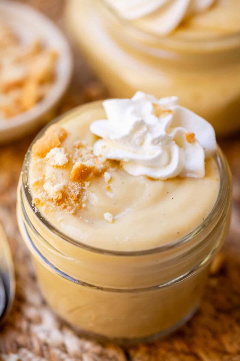 Vanilla Bean Pudding with Visible Specks