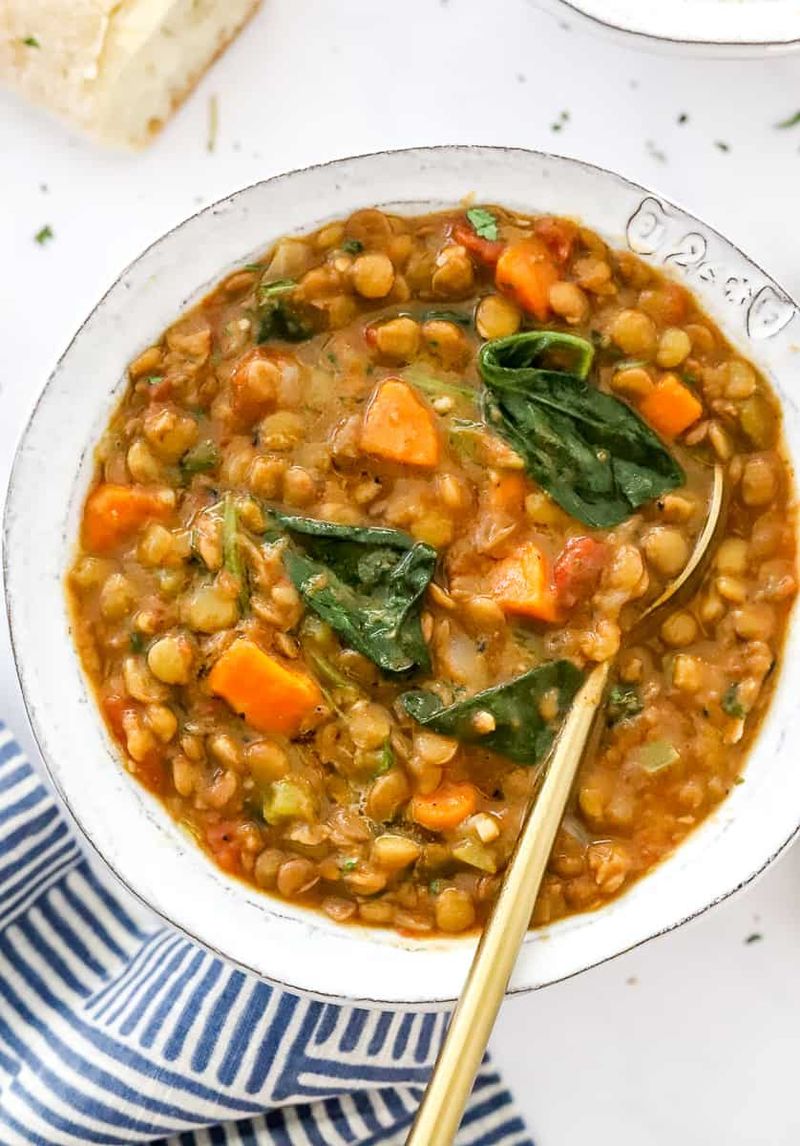 Microwave Lentil Soup (Shortcut)