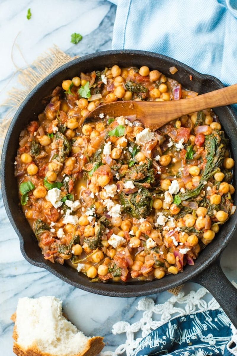 Mediterranean Chickpea Skillet