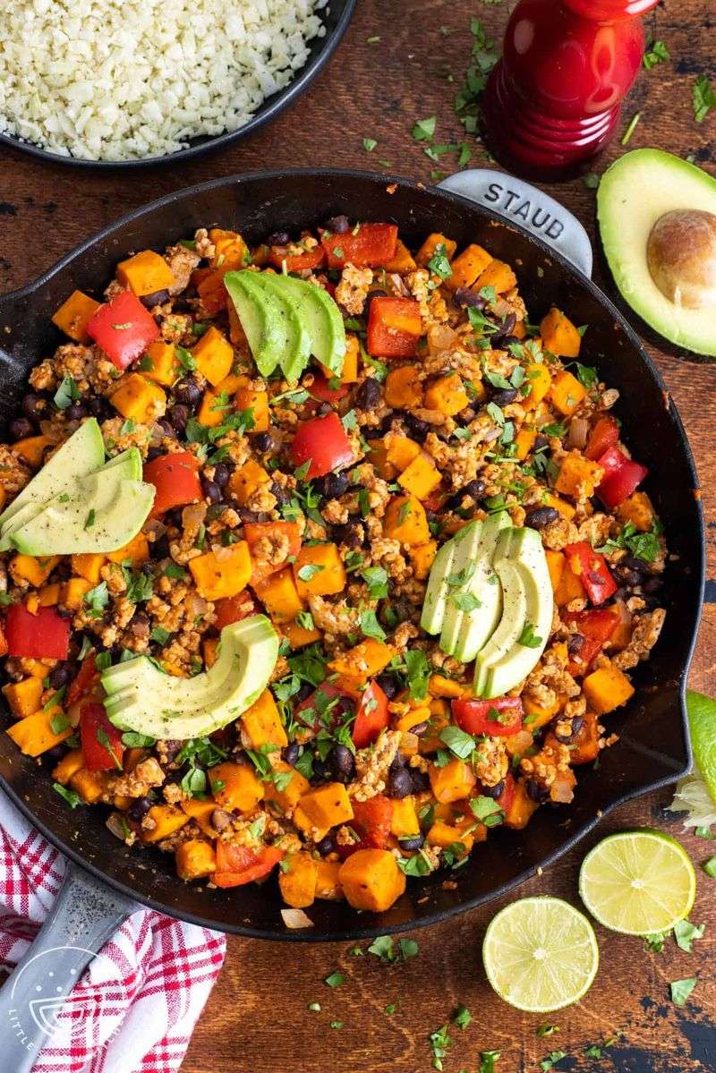 Turkey And Sweet Potato Skillet