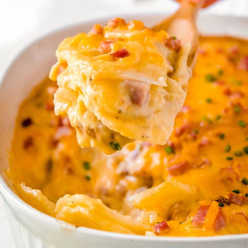 Scalloped Potatoes with Ham