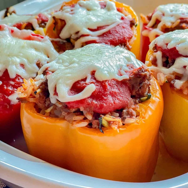 Stuffed Peppers with Rice