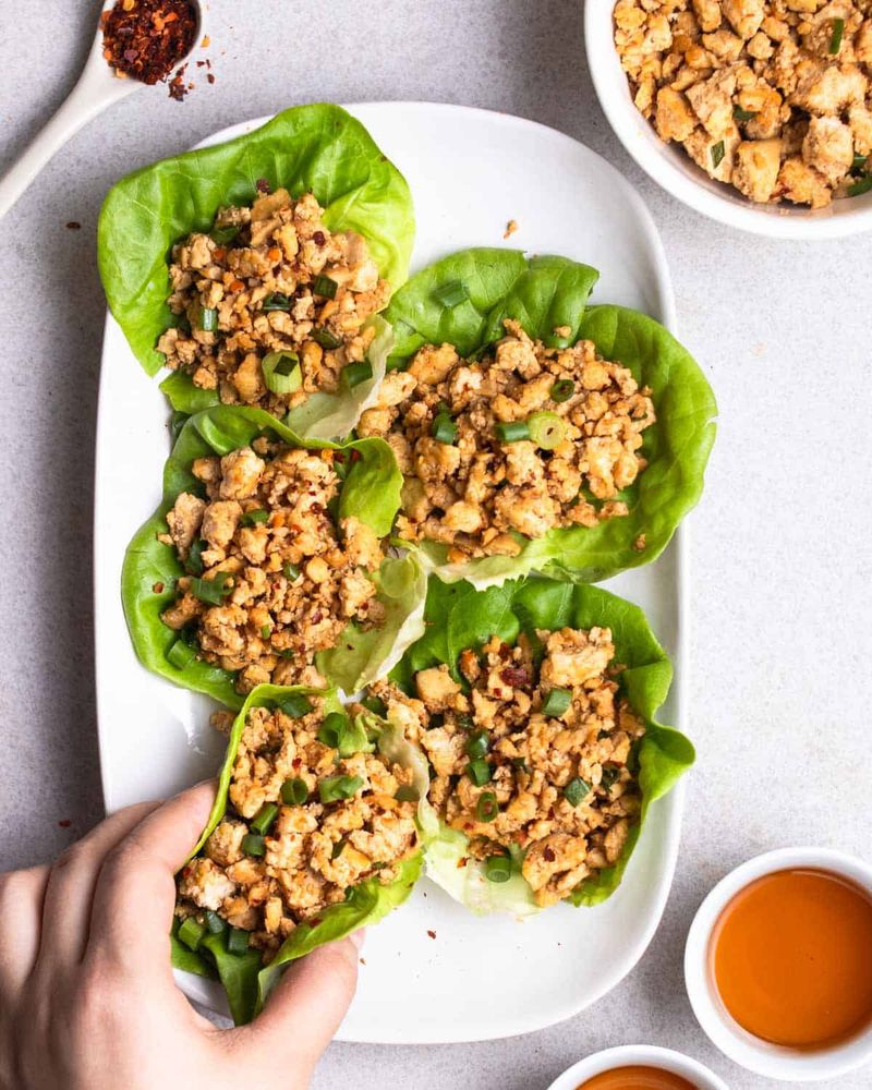 Tofu Lettuce Wraps