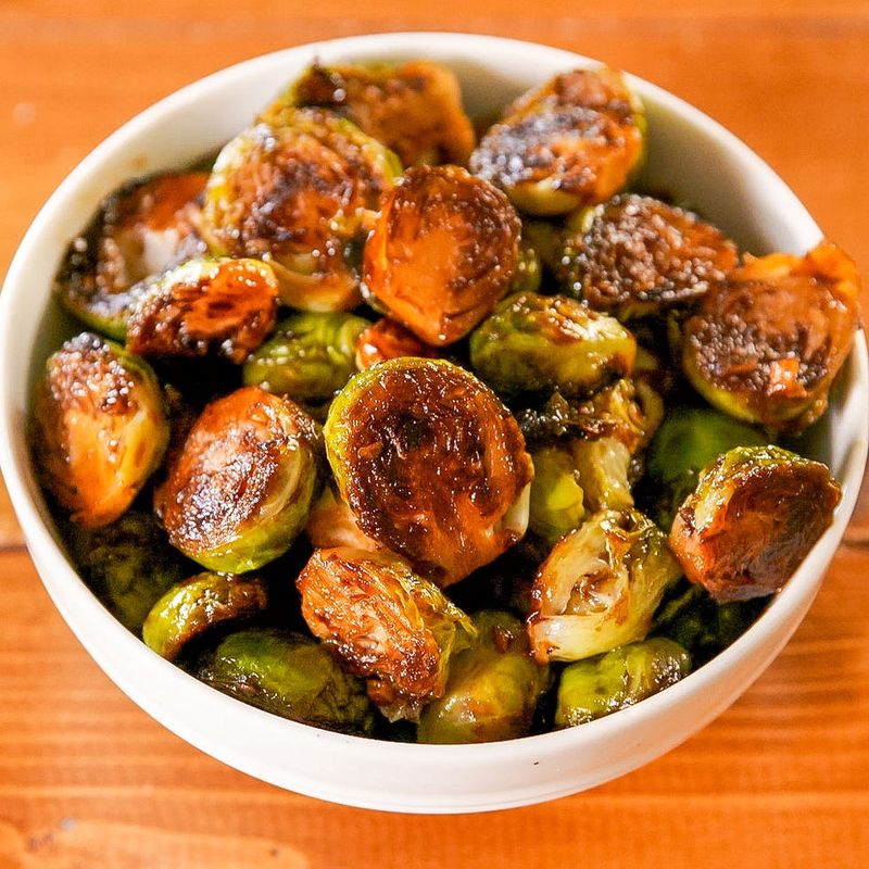 Balsamic Glazed Brussels Sprouts