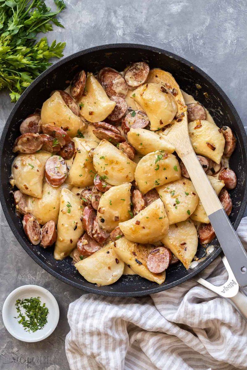 Potato and Cheese Pierogi-Style Skillet