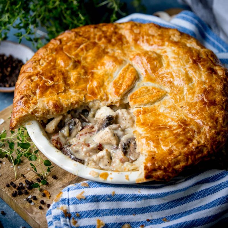Chicken and Mushroom Pie