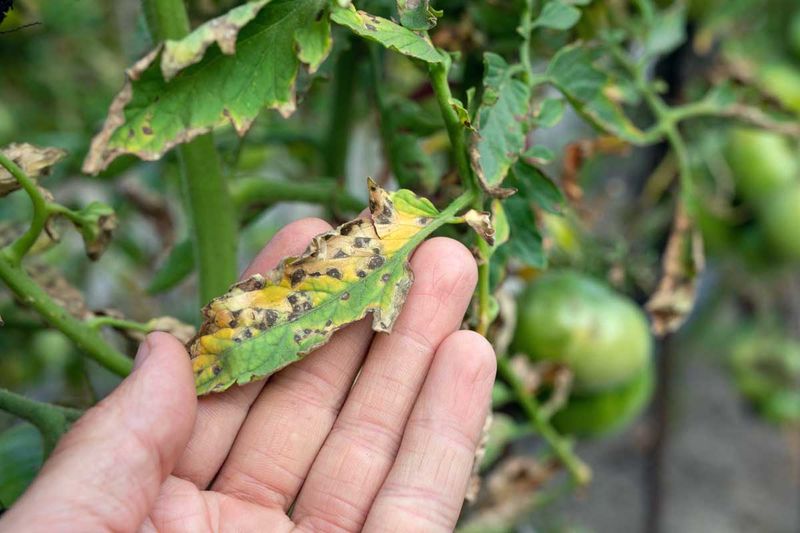 Handling Wet Plants And Spreading Disease By Touch