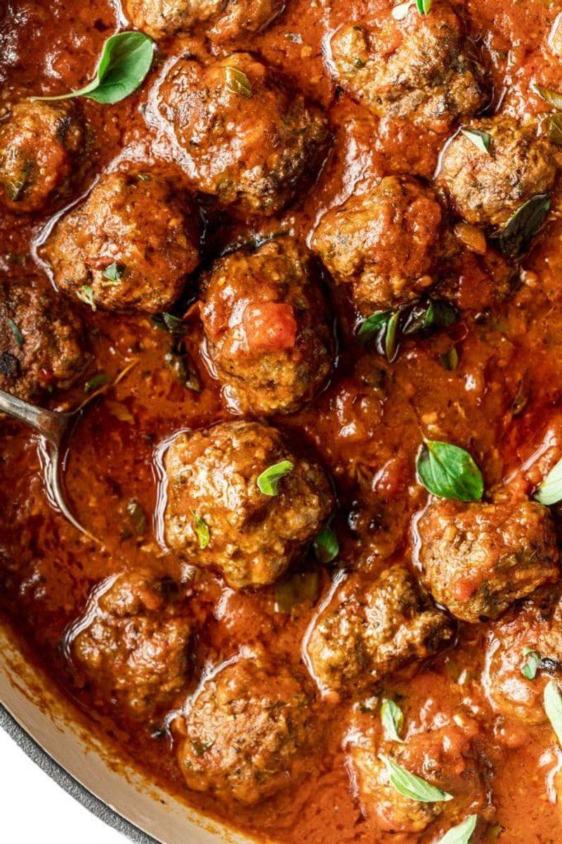Italian Meatballs in Marinara