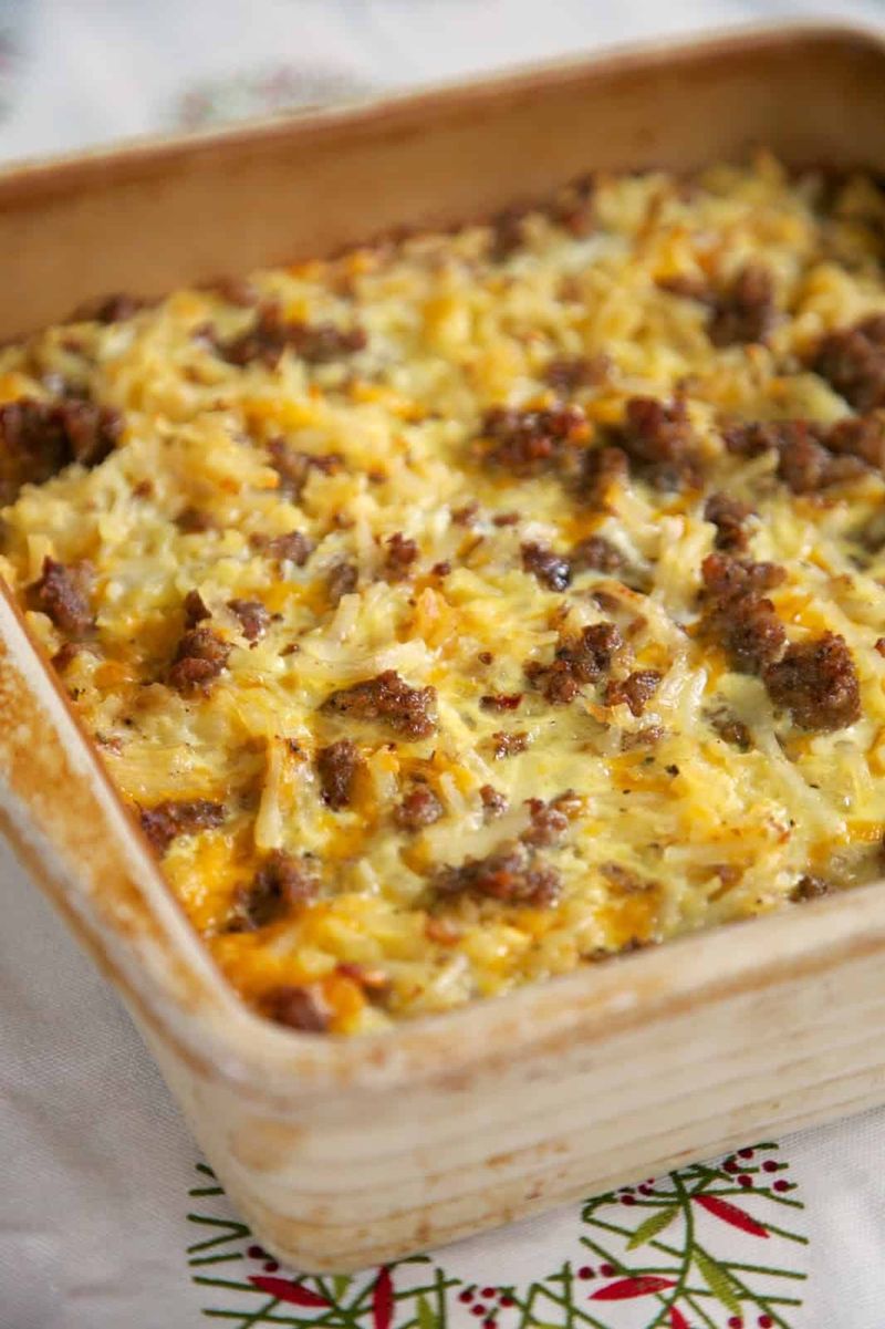 Frozen Hash Brown Breakfast Casserole