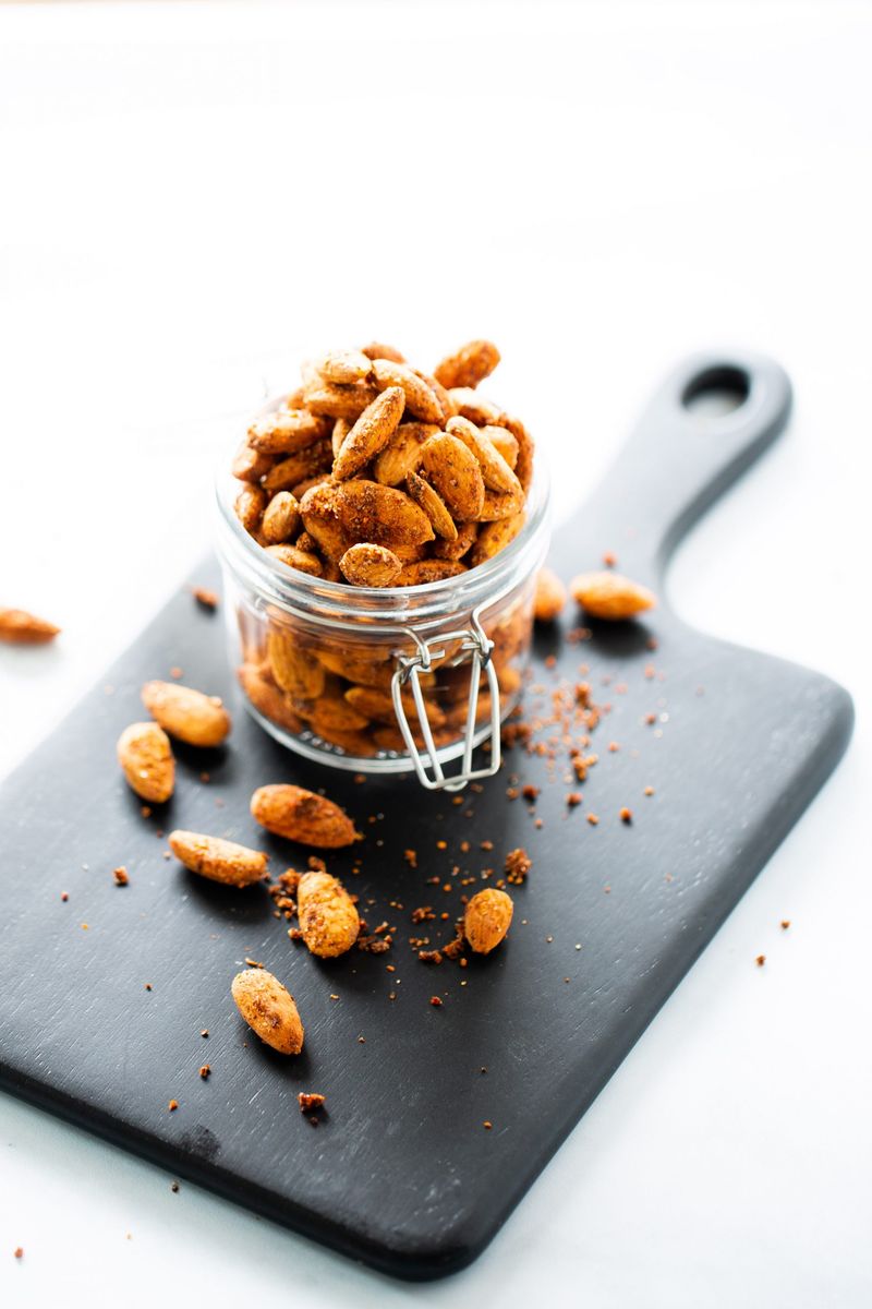 Roasted almonds