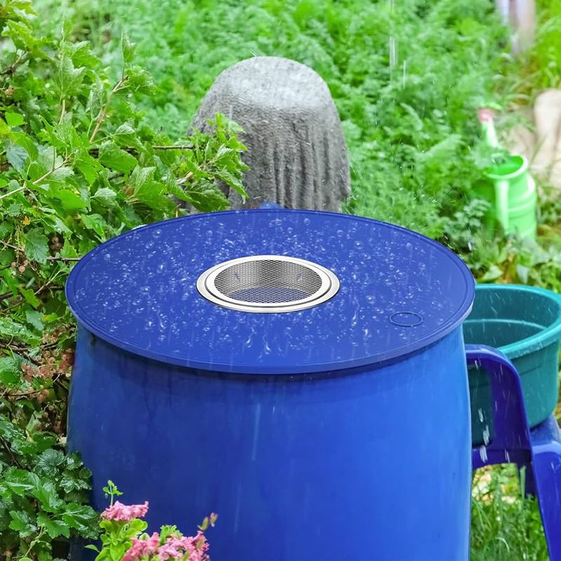 Screen the system against mosquitoes and debris