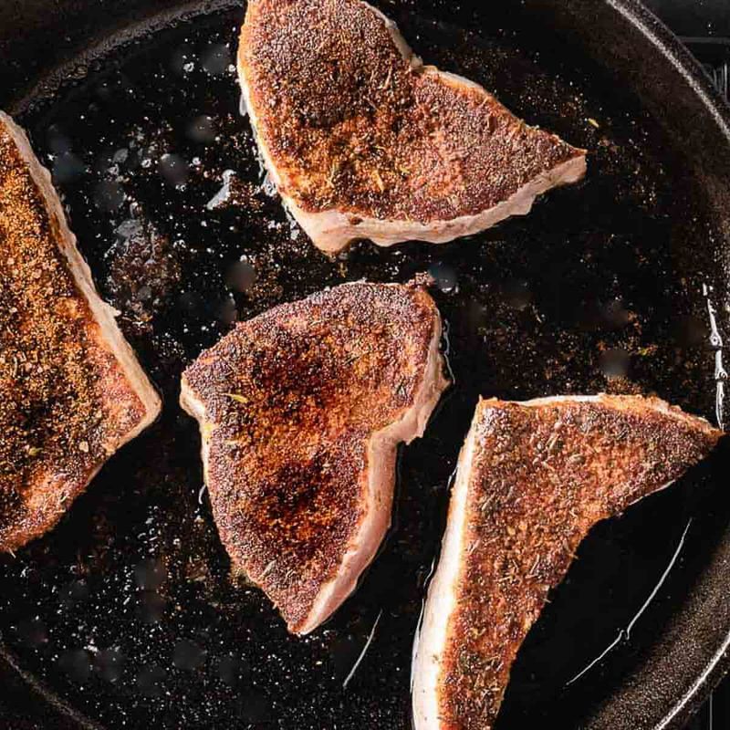 Blackened Swordfish with Cajun Spice Rub