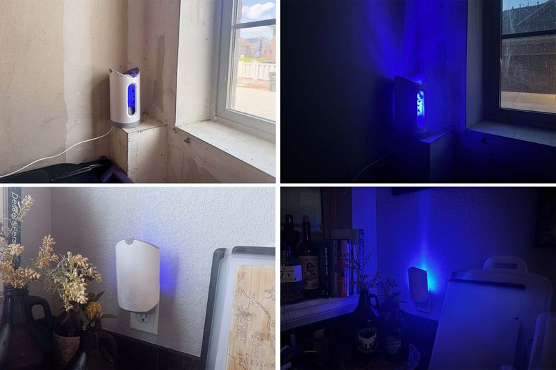 Keep the light and electrical equipment safely placed