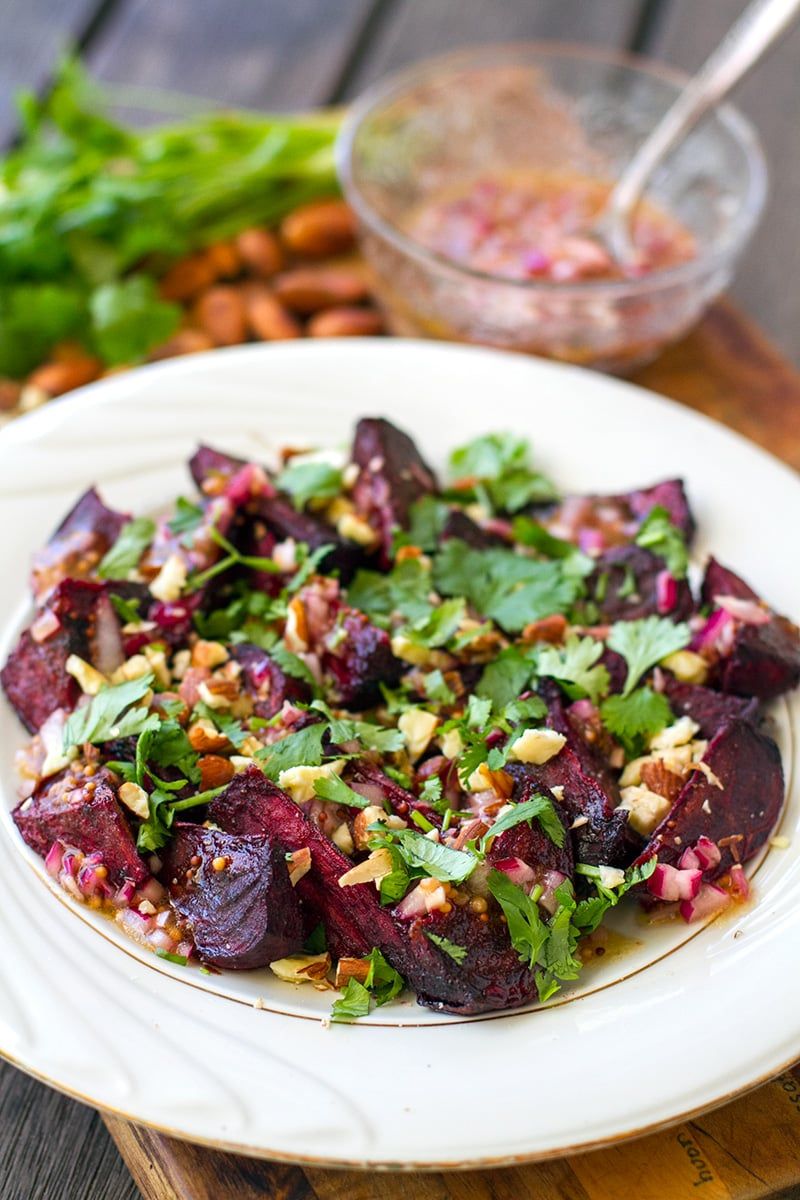 Roasted Beets With Walnuts
