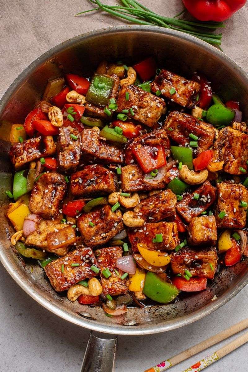 Spicy Tofu Stir-Fry
