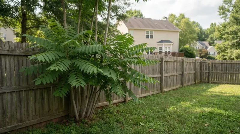 Check tree-of-heaven without rushing to remove it