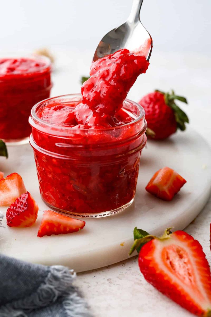 Strawberry sauce