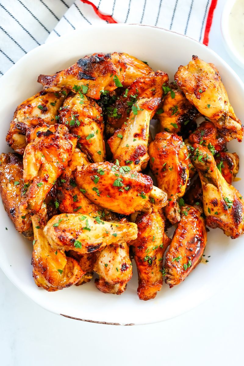 Hot Honey Baked Wings
