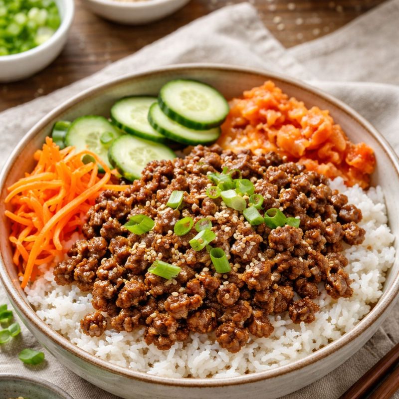 Korean-Style Beef Bowl Stretch