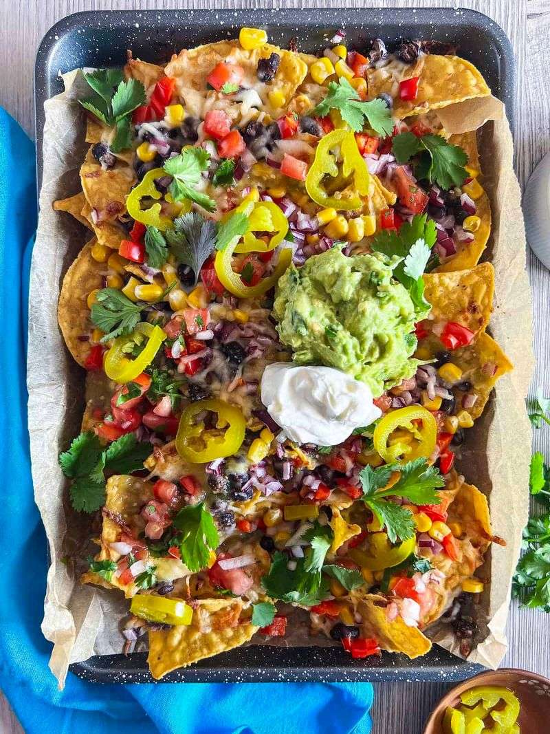 Loaded Vegetarian Nachos