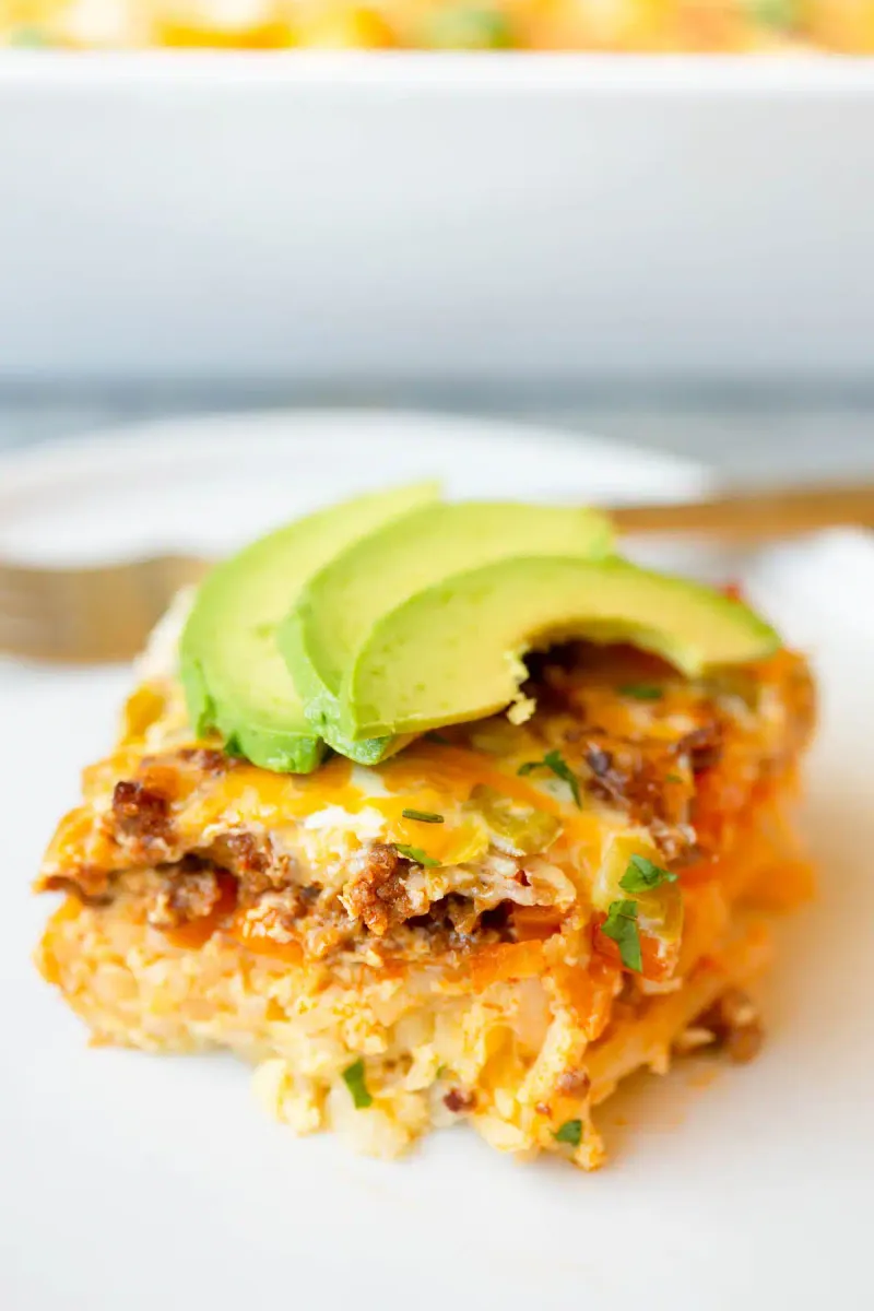 Spicy Jalapeno and Chorizo Crescent Roll Casserole